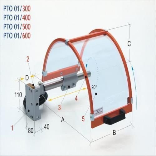 Guards/PTO01 Lathe Chuck Guard (Interlocked)
