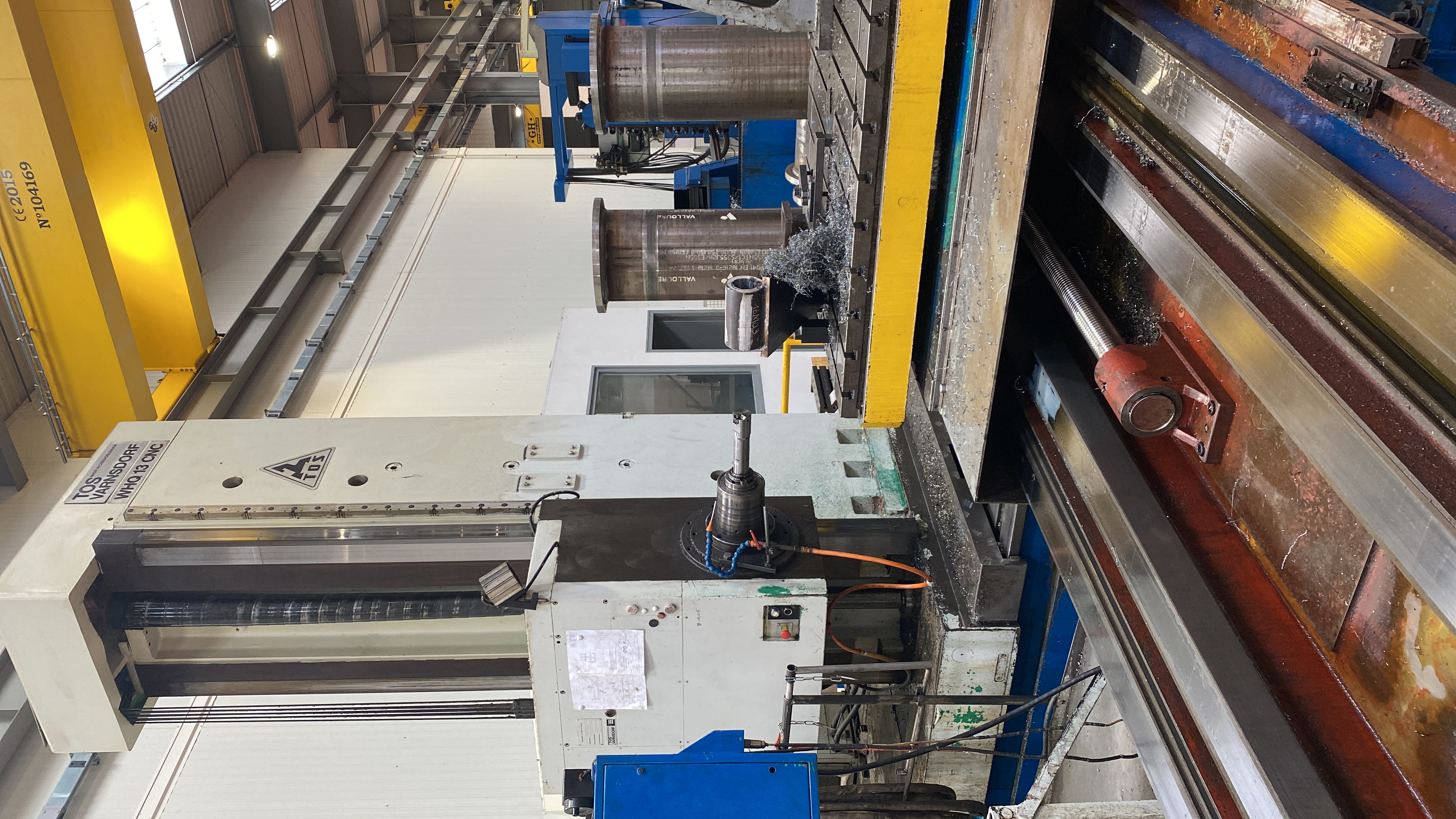 Boring CNC/CNC Boring TOS whq13 heidenhain cap 3500X2500MM